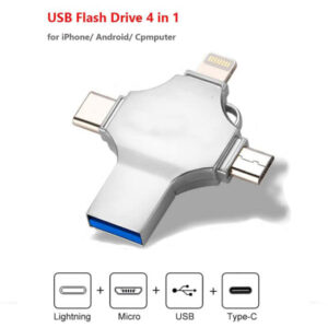 AMZ USB Flash Drive 4 in 1 128GB